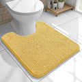 OLANLY Toilet Rugs U-Shaped 20x20, Soft Absorbent Chenille Contour Rugs by OLANLY