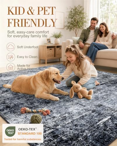 OLANLY 2x5 Washable Runner Rug, Soft Non Slip Carpet - Image 5