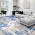 RELEANY Washable 10'x14' Abstract Area Rug by RELEANY