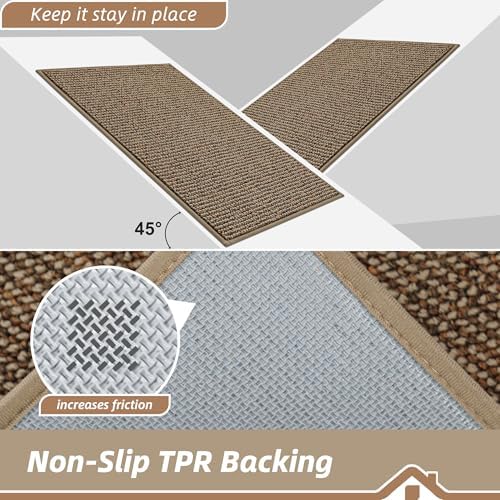 BEQHAUSE Dirt Trapper Door Mat 20" x 32", Non-Slip Washable Doormats - Image 6
