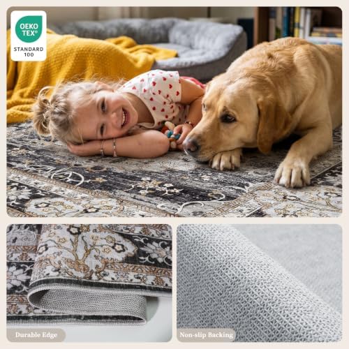 4x8 Washable Hallway Runner Rug - Image 5