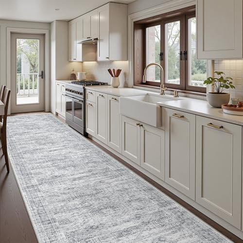 3x14 Runner Rug Non Slip, Washable Hallway Runner Rug - Image 3
