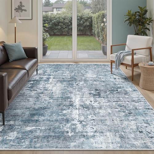 Soalmost Abstract Rug 5x8 Washable Area Rugs by Soalmost