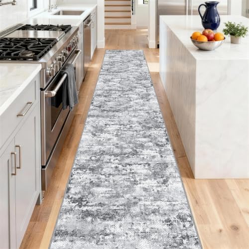 Long Hallway Runner Rug 2.6x16ft Textured Non Slip - Image 3