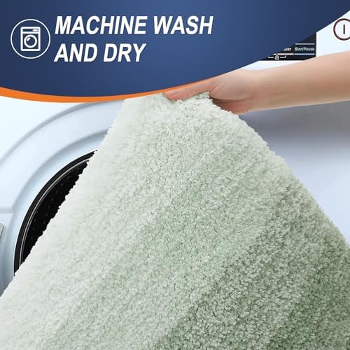 OLANLY Bathroom Runner Rug 59x24, Extra Soft Absorbent Microfiber Bath Rugs - Image 5