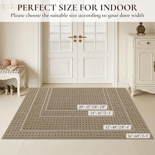 Door Mat Indoor Entrance 20"x32", Non-Slip Entryway Rugs - Image 2