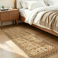 Joydeco Washable 2x5 Hallway Runner Rug Vintage by JOYDECO