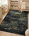 OLANLY 3x4 Washable Accent Rug, Soft Non Slip Carpet by OLANLY