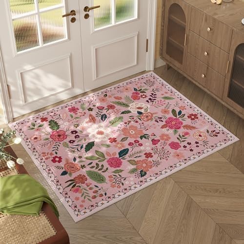 Rugcomf Door Mat 2x3 Area Rug Washable by Rugcomf