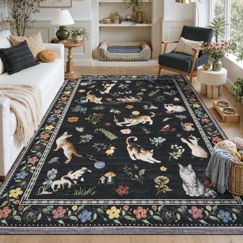 DCX Washable 6x9 Cat Rug for Living Room - Image 3