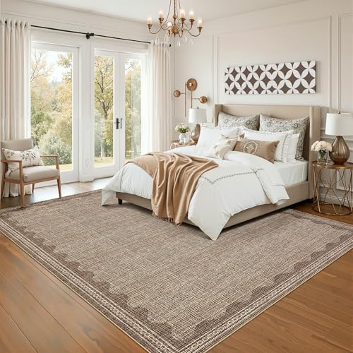GarveeHome Scalloped Washable 8x10 Rug - Image 4