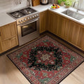 RELEANY Washable Area Rug, Square 4'x4' by RELEANY