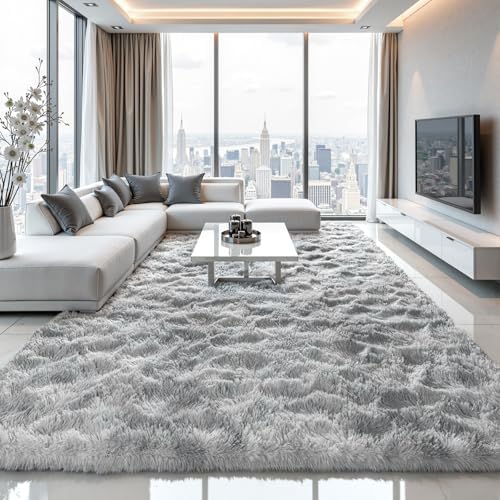 Zentavio Grey and White Area Rugs by ZentavioRug
