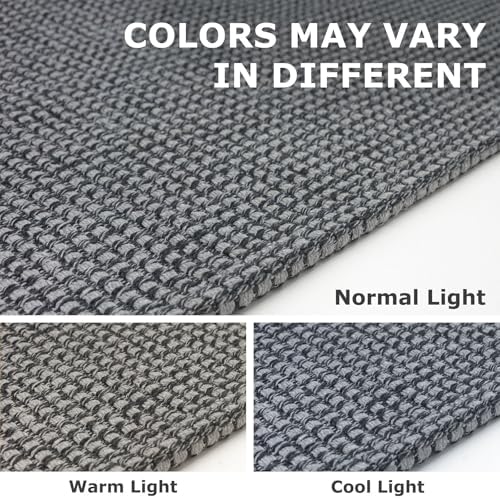 IOHOUZE Washable Area Rug 4x6 Non Slip Rubber Backed Woven Rugs - Image 5