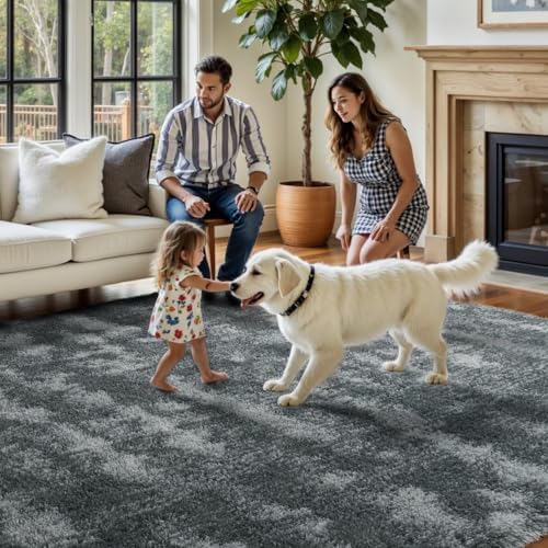 FinRèc Home 4x6 Non-Slip Fluffy Area Rugs - Image 7