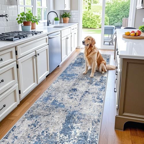 3x10 ft Long Hallway Runner Rug Non-Slip Washable Kitchen Floor Rug by BYYVOORugsforYourHome
