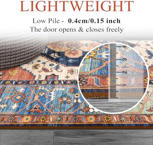 Lahome Large 8x10 Washable Boho Southwestern Area Rug - Image 5