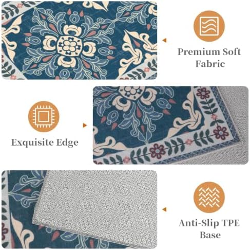 3 Piece Kitchen Rugs Set, Non Slip Washable Floor Mats - Image 3