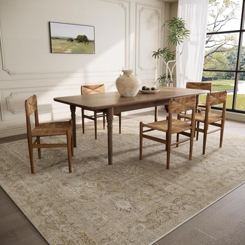 10x12 Area Rugs for Living Room: Washable Bedroom Rug Non Slip Large Carpet - Image 2