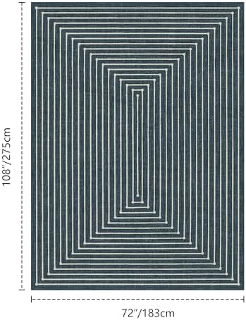 Washable 6x9 Area Rugs for Living Room Modern Abstract Rug - Image 2