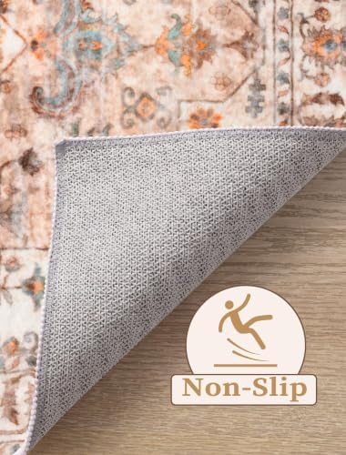 SERISSA 2'6"x10' Washable Non Slip Boho Runner Rug - Image 3