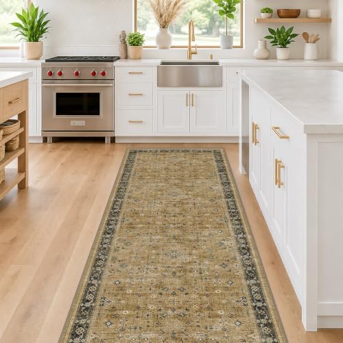Hazo Haus Boho 2x7 Runner Rug for Hallway, Washable Runner Rug for Kitchen - Image 3