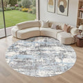 8ft Round Rug, Circle Area Rugs by JessibouAreaRug