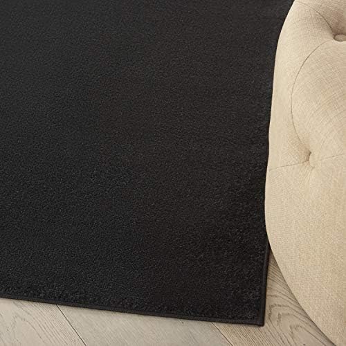Nourison Home Nourison Essentials Black 5' x Square Area Rug - Image 2