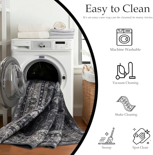 Ruaruarug Washable Area Rug 9×12 - Image 7