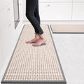 eqivei Kitchen Rugs and Mats Non Skid Washable Set of 2 PCS, Absorbent Runner by Eqivei