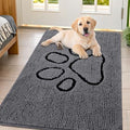 Smiry Dog Door Mat for Muddy Paws, Absorbent Non Slip Dirt Trapper by Smiry