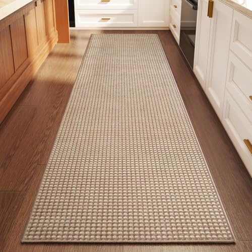 YDKGL 2x6 ft Low Pile Kitchen Runner Mat, Non Slip Washable by YDKGL