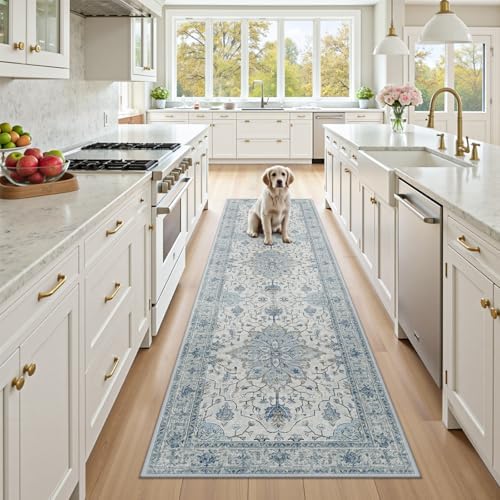 RELEANY Washable Area Rug, Runner 2'6"x8' - Image 3