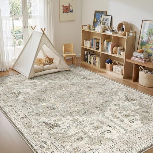 Washable 5x7 Area Rugs, Non Slip Rug - Image 3
