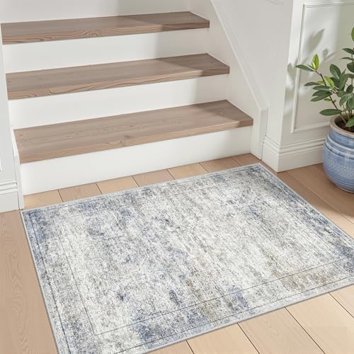 2x3 Rug Non Slip, Small Washable Entryway Rug - Image 3