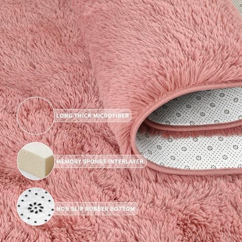 Tepook 5x8 Blush Pink Area Rugs - Image 5