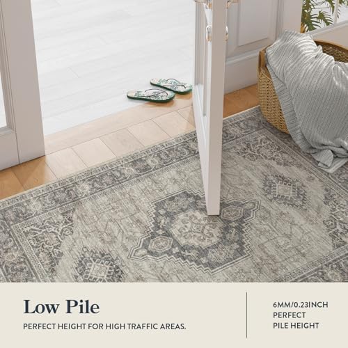 Lahome Oriental Hallway Runner Rug, 2.5x12 Washable Kitchen Runners - Image 6