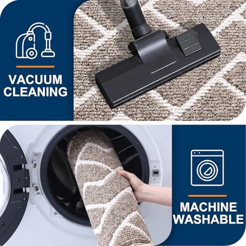 OLANLY Front Door Mat 71x47, Low-Profile Easy Clean Doormat - Image 5