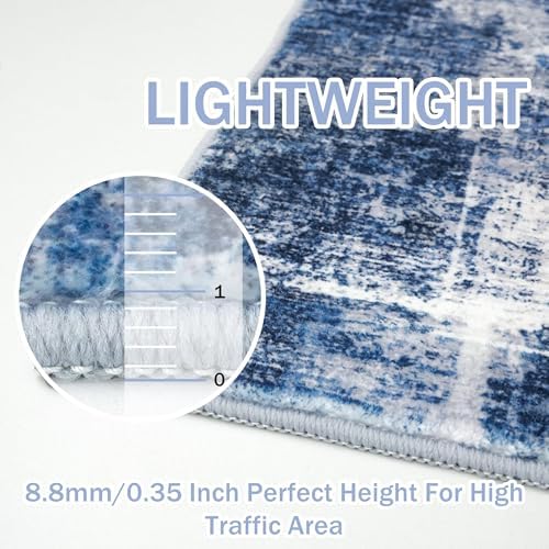 IOHOUZE Abstract Runner Rug 3x7 Ft Washable Runners - Image 6