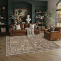 HUGEAR Area Rugs 5x7 Brown Vintage Rug by HUGEAR