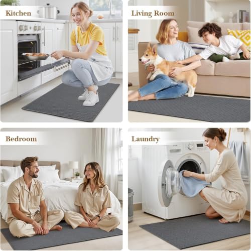 Kitchen Rugs Set of 2, Washable Floor Mats - Image 3