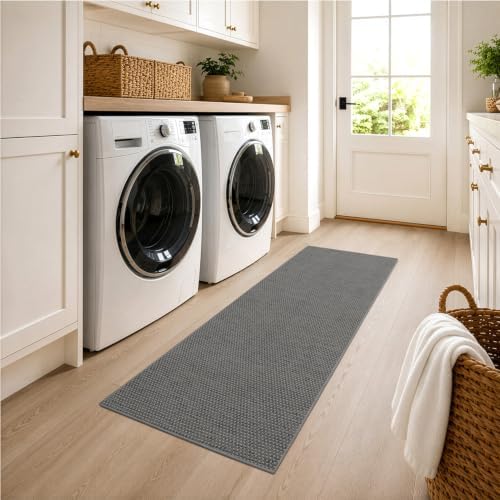 DEXI Thin Hallway Runner Rug 2x6, Non Slip Entryway Rugs - Image 5
