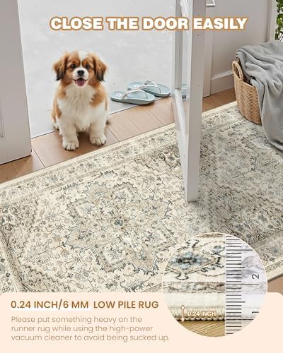 Kitchen Runner Rug Non Slip Washable Rugs 2.5x8 - Image 6
