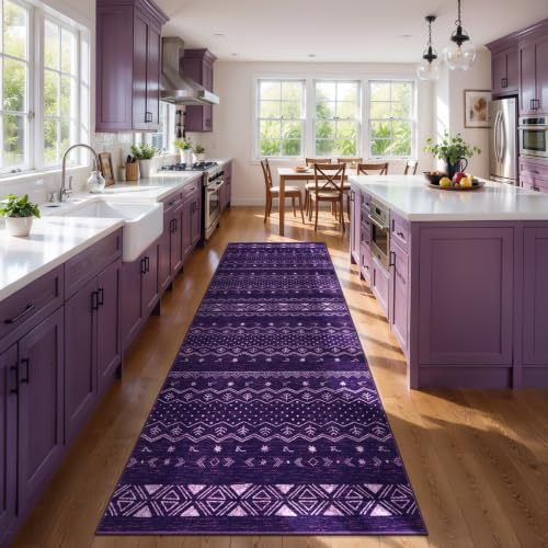 SERISSA 2'6"x8' Washable Non-Slip Boho Runner Rug - Image 2