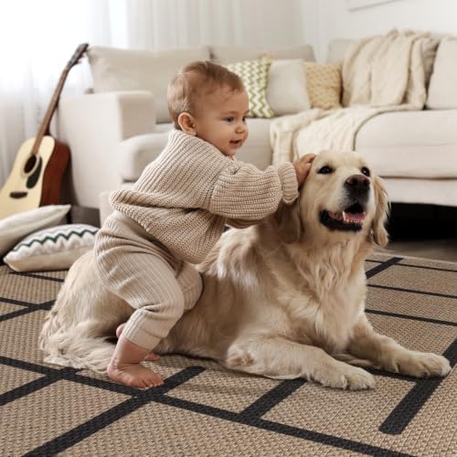 Tangsoo Easy Jute 2.6x10 Washable Hallway Runner Rug, Kitchen Non-Slip Rug - Image 7
