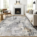 LOONGRUG 7x10 Area Rug Washable Large Neutral Modern Living Room Rugs by LOONGRUG