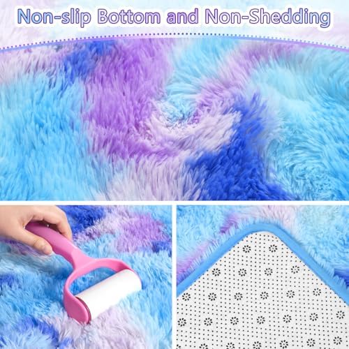 AROGAN Fluffy 8x10 Area Rugs Kids Bedroom - Image 4