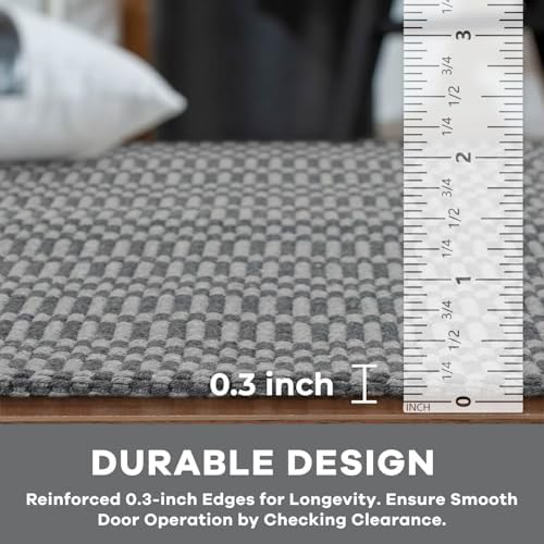 KOZYFLY 3x12 Runner Rug, Washable Non Slip Long Kitchen Hallway Rug - Image 4