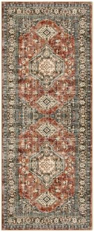 Lahome Oriental Kitchen Runner Rug Non Slip, 2x5 Washable Hallway Runner - Image 7