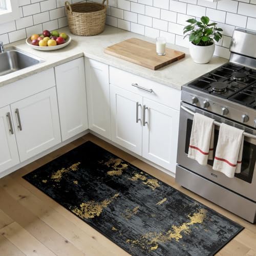 RELEANY Washable 2'x5' Abstract Area Rug - Image 2